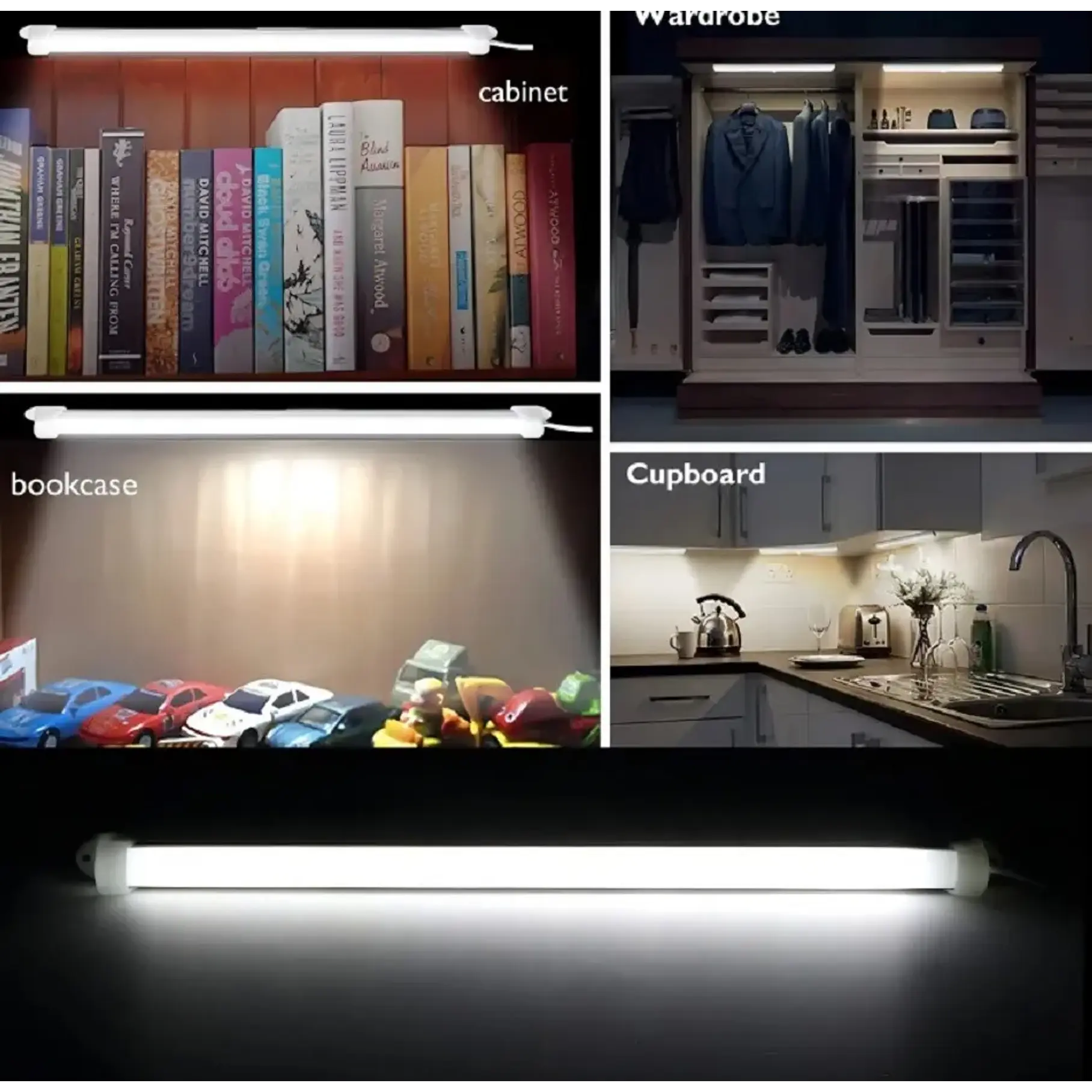 Barra Led Luz Blanco Lámpara Emergencia Barra Led Portátil Multiuso 70 cm 80w 5
