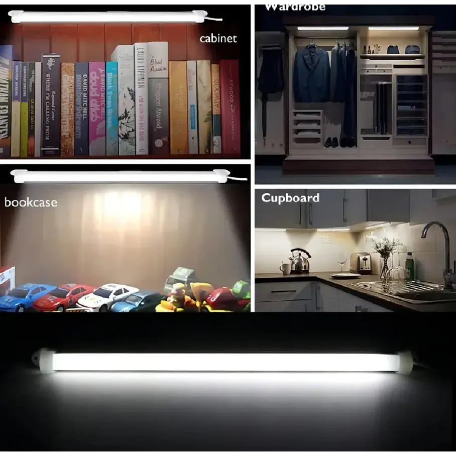 Barra Led Luz Blanco Lámpara Emergencia Barra Led Portátil Multiuso 70 cm 80w 5