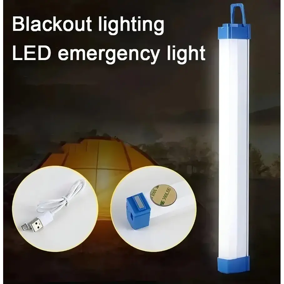 Barra Led Luz Blanco Lámpara Emergencia Barra Led Portátil Multiuso 50 cm 60w 8