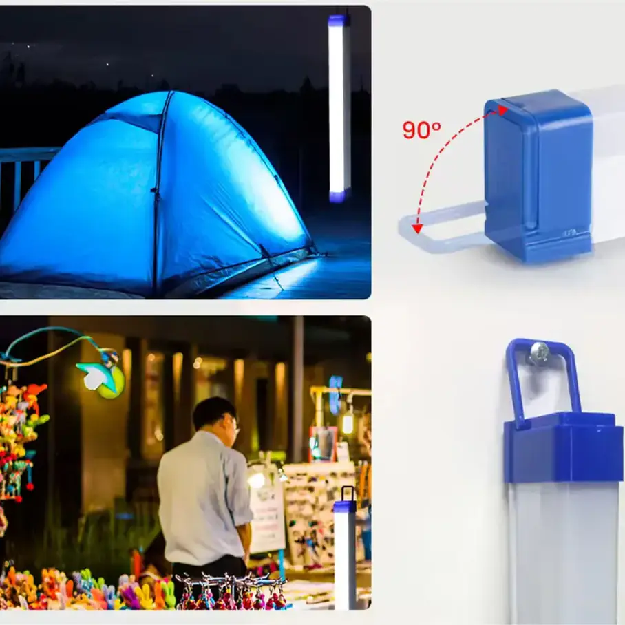 Barra Led Luz Blanco Lámpara Emergencia Barra Led Portátil Multiuso 50 cm 60w 2