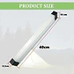 Lampara Barra Led Solar Emergencia Recargable Portátil Imán Luz Roja Y Azul Alterna 20 CM Barra Pequeña Fácil De Transportar - Miniatura 4