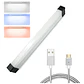Lampara Barra Led Solar Emergencia Recargable Portátil Imán Luz Roja Y Azul Alterna 20 CM Barra Pequeña Fácil De Transportar - Miniatura 1