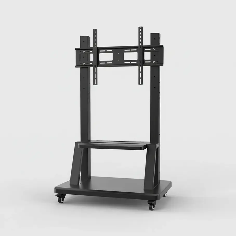 Soporte Tv 32 A 65 Pedestal Soporte Stand Movil 2RL Con Ruedas Oficina Home Habitación Multifuncional   4