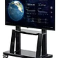 Soporte Tv 32 A 65 Pedestal Soporte Stand Movil 2RL Con Ruedas Oficina Home Habitación Multifuncional   - Miniatura 5