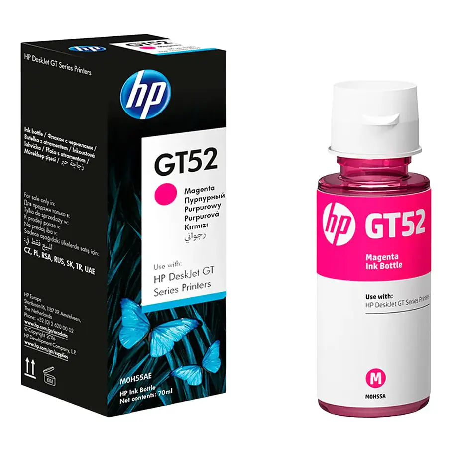 Tinta Para Impresora Hp GT52 Color Magenta 70ml 1