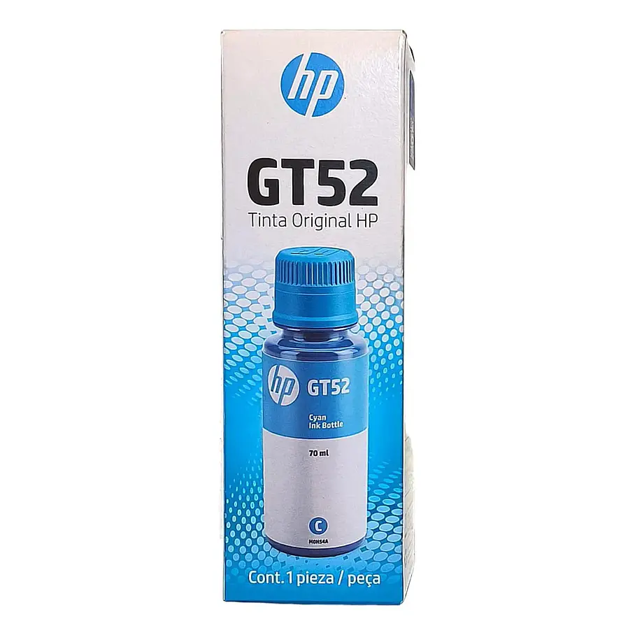 Tinta HP GT52 Tinta De Impresora Cian 70ml 2