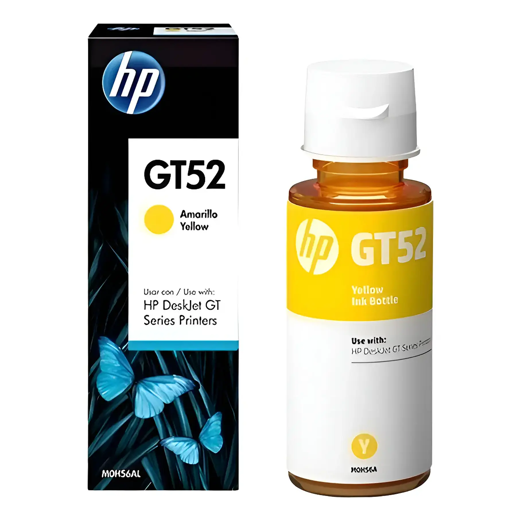 Tinta De Impresora Botella De Tinta Hp Gt52 Tinta Amarillo 1