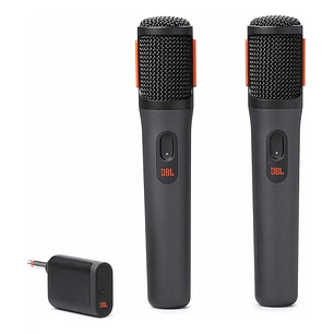 Micrófono Jbl Partybox Inalámbrico X 2 Recargable Color Negro