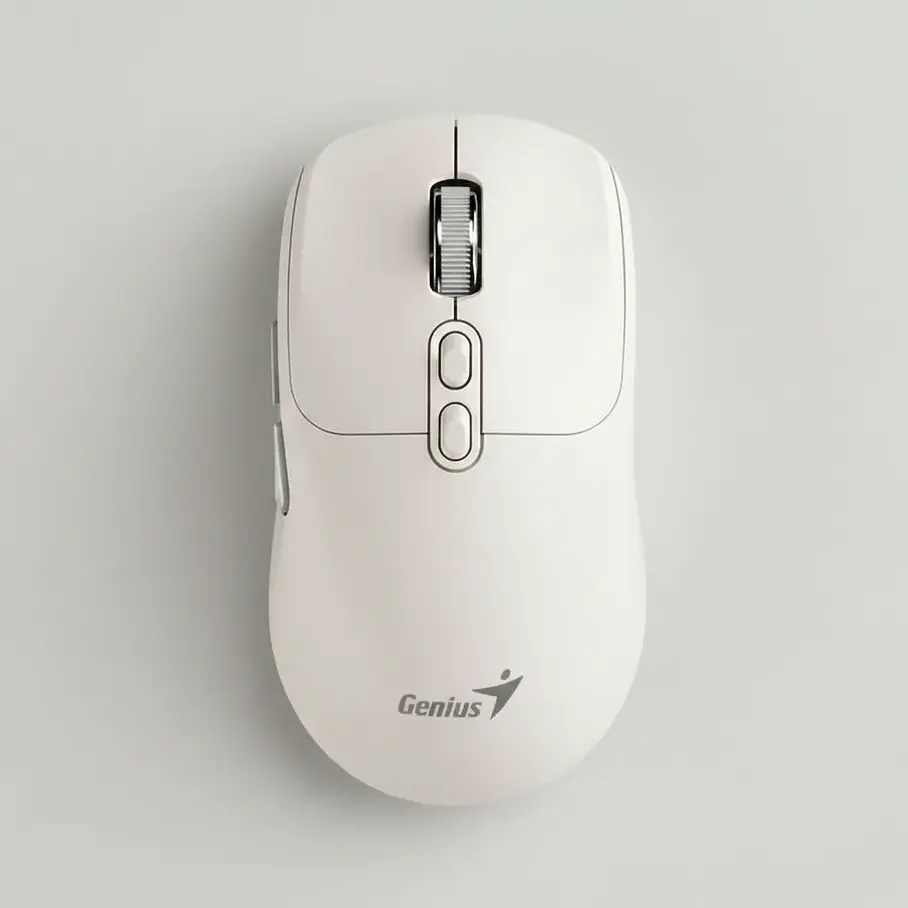 Mouse Inalambrico Bluetooth + 2,4ghz Genius Nx-8080s Color Blanco 5