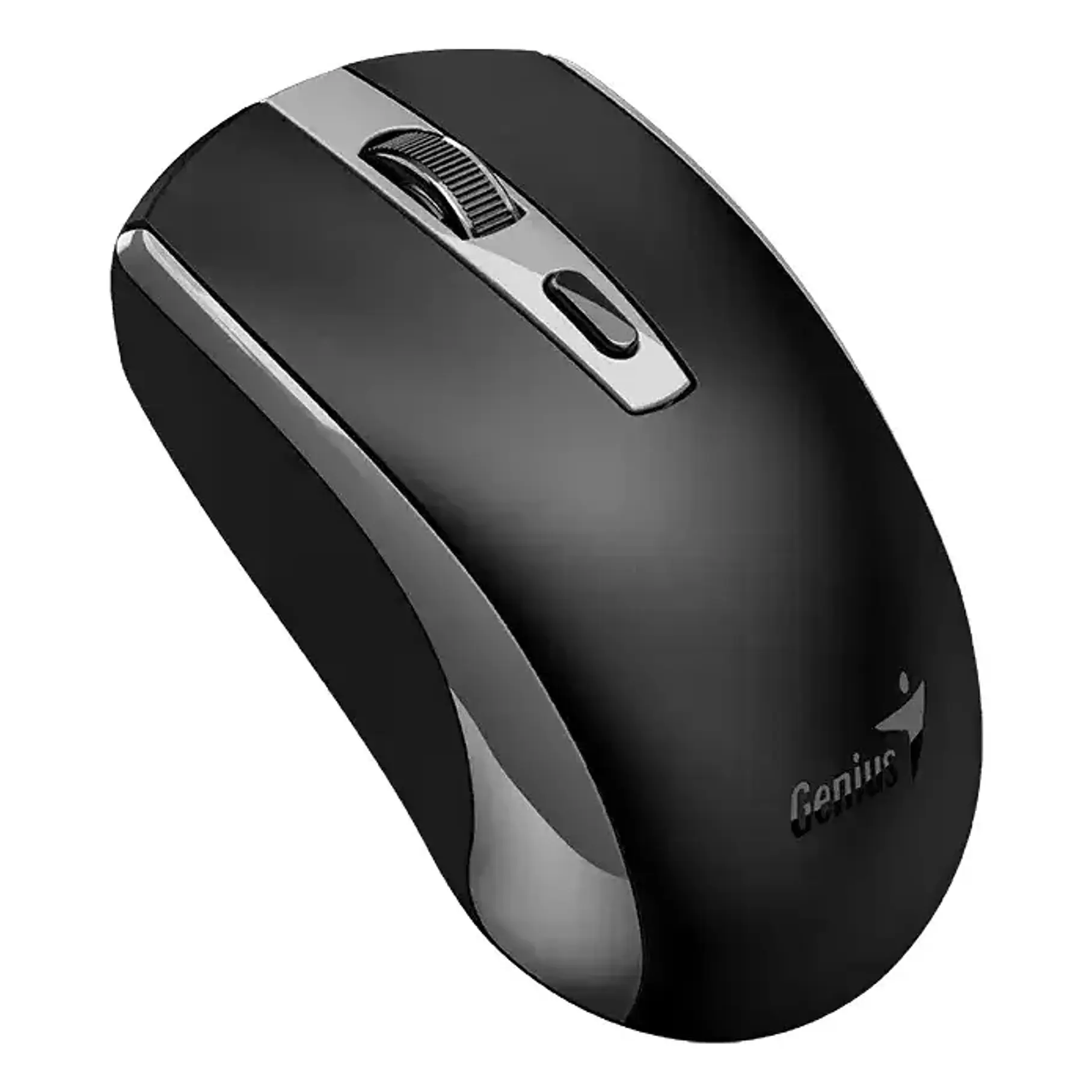 Mouse Genius Inalámbrico Eco - 8150 Recargable Gris/Negro/Rojo Copilot  1