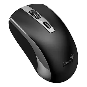 Mouse Genius Inalámbrico Eco - 8150 Recargable Gris/Negro/Rojo Copilot 