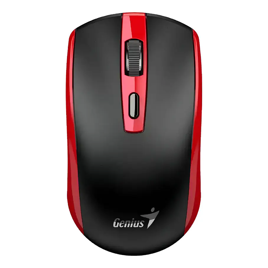 Mouse Genius Inalámbrico Eco - 8150 Recargable Gris/Negro/Rojo Copilot  6