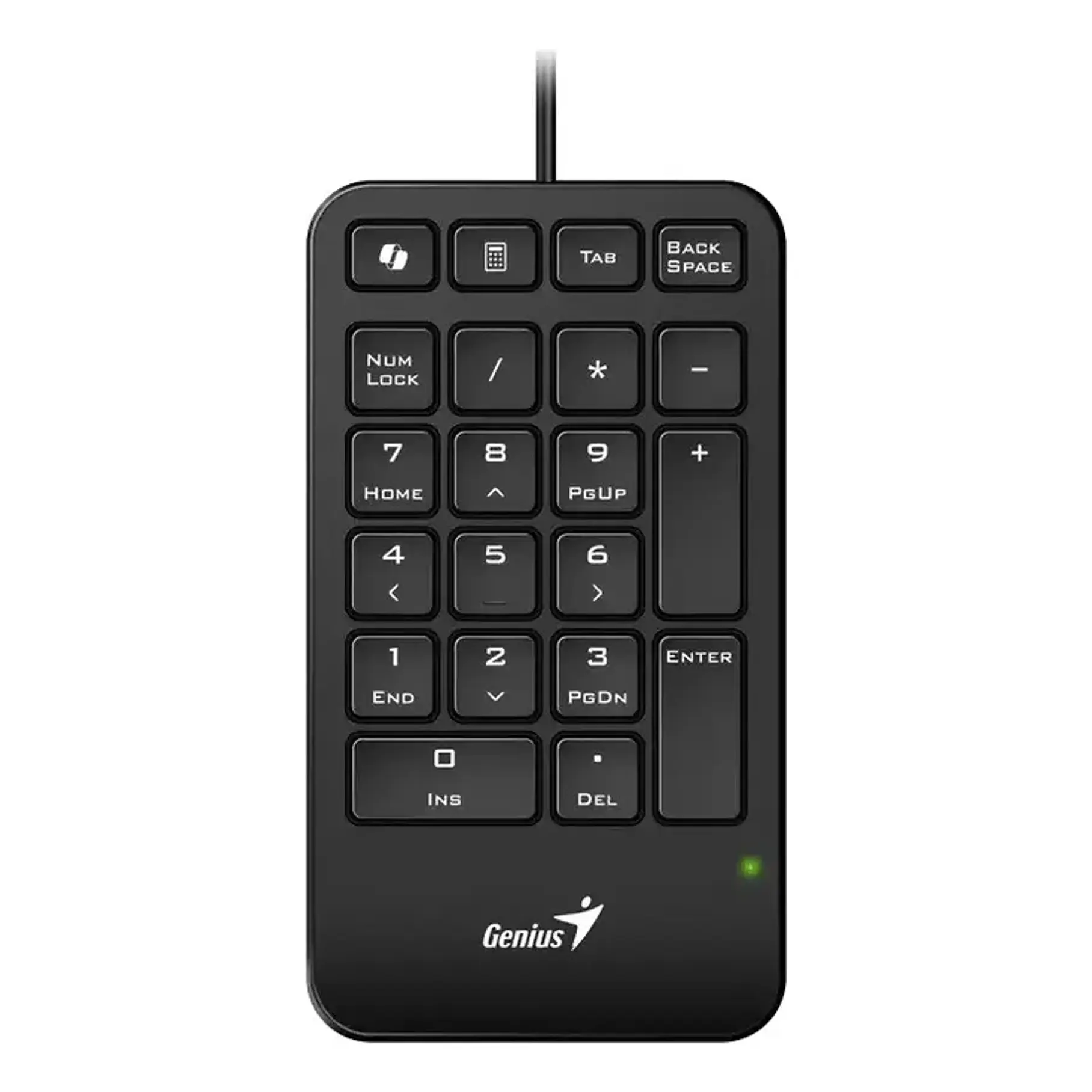 Teclado Numérico Cableado Genius Numpad 125 USB Negro 1