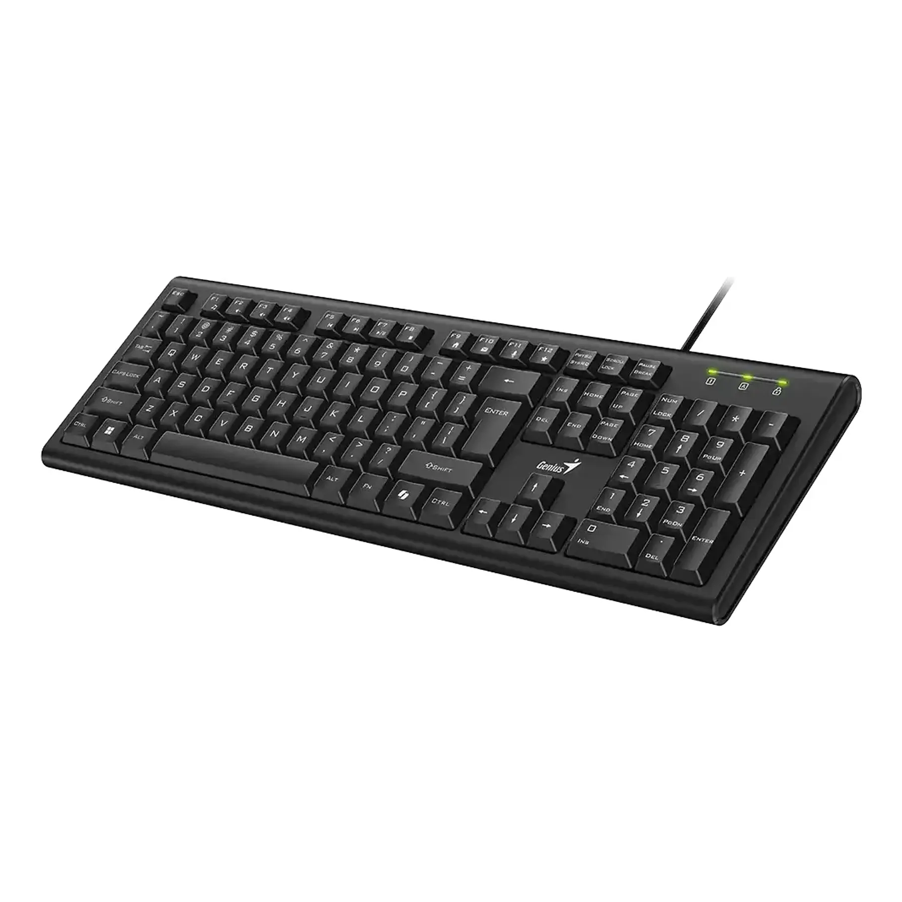 Teclado Cable Usb Resistente A Derrames Genius Kb-113 Negro AI Copilot  4