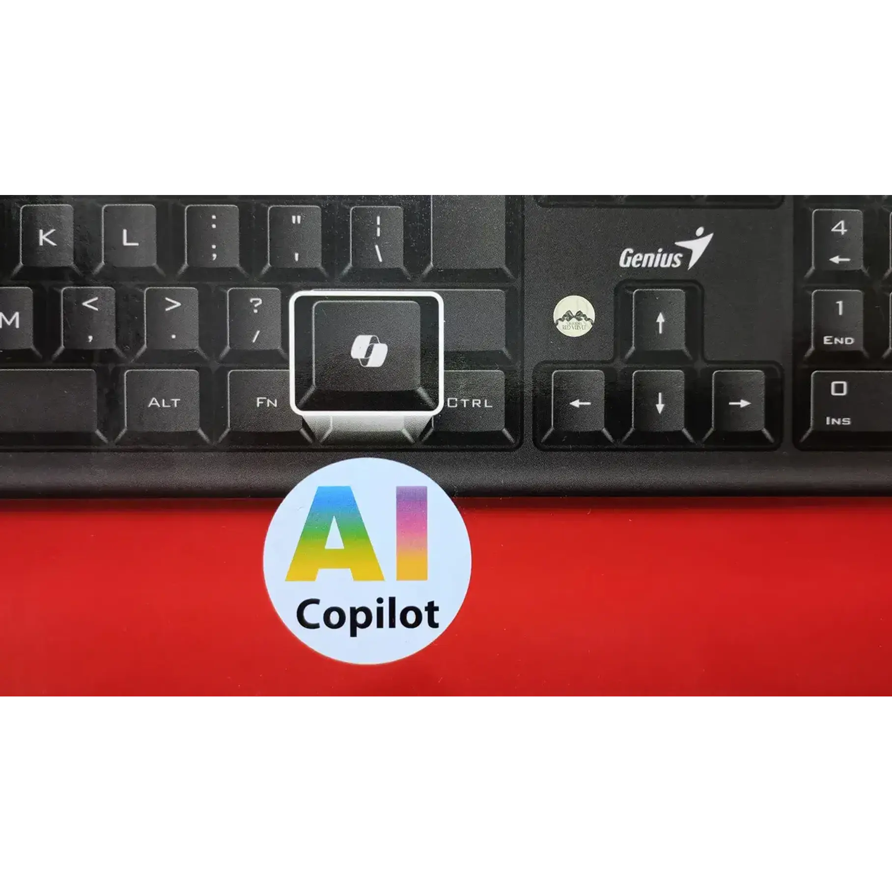 Teclado Cable Usb Resistente A Derrames Genius Kb-113 Negro AI Copilot  6