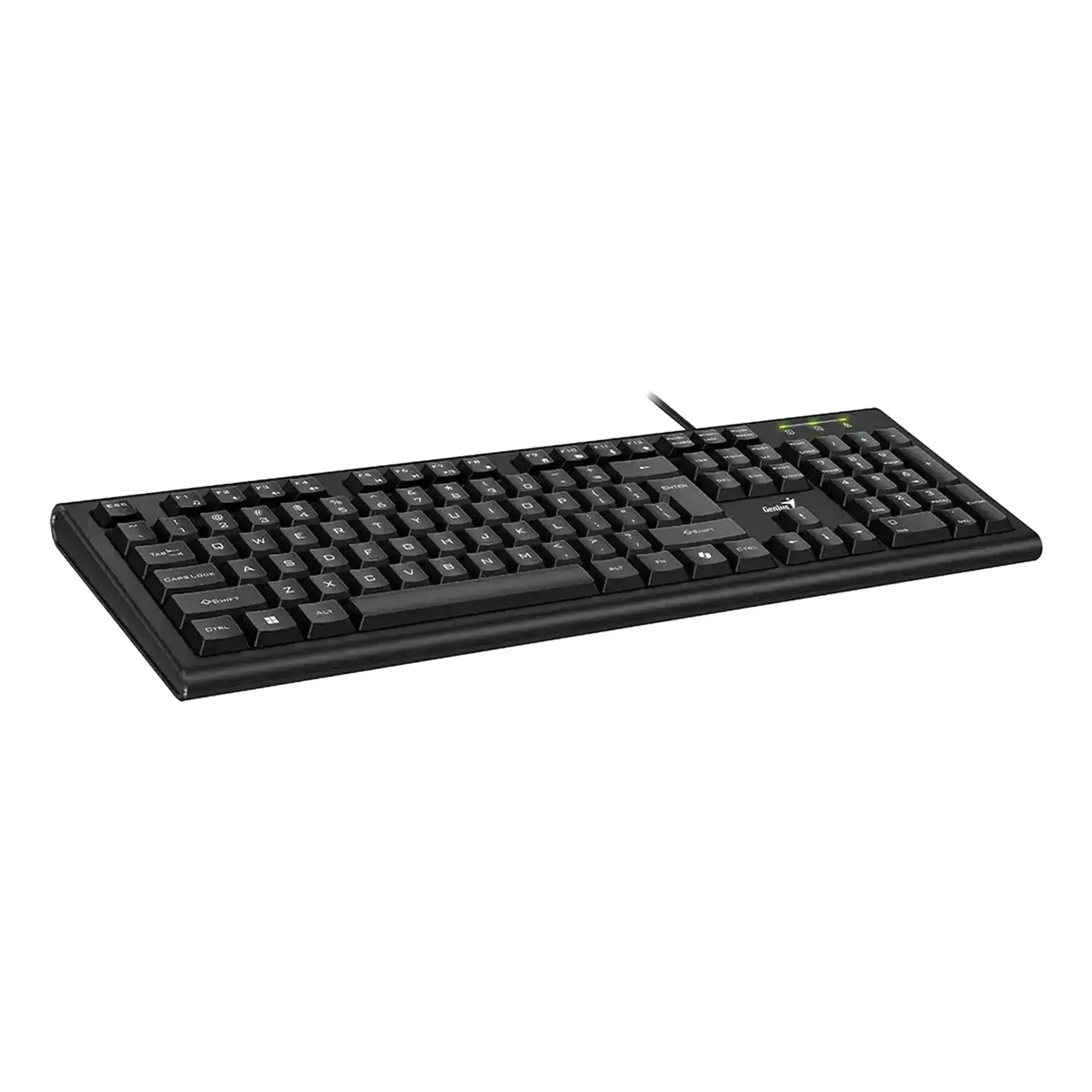 Teclado Cable Usb Resistente A Derrames Genius Kb-113 Negro AI Copilot  5