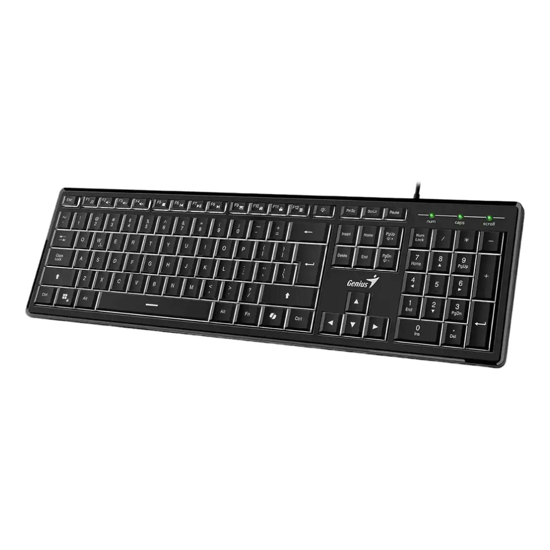 Teclado Genius Slim Star 820 Teclado Negro Idioma Español Latinoamérica 1