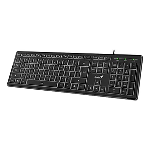 Teclado Genius Slim Star 820 Teclado Negro Idioma Español Latinoamérica
