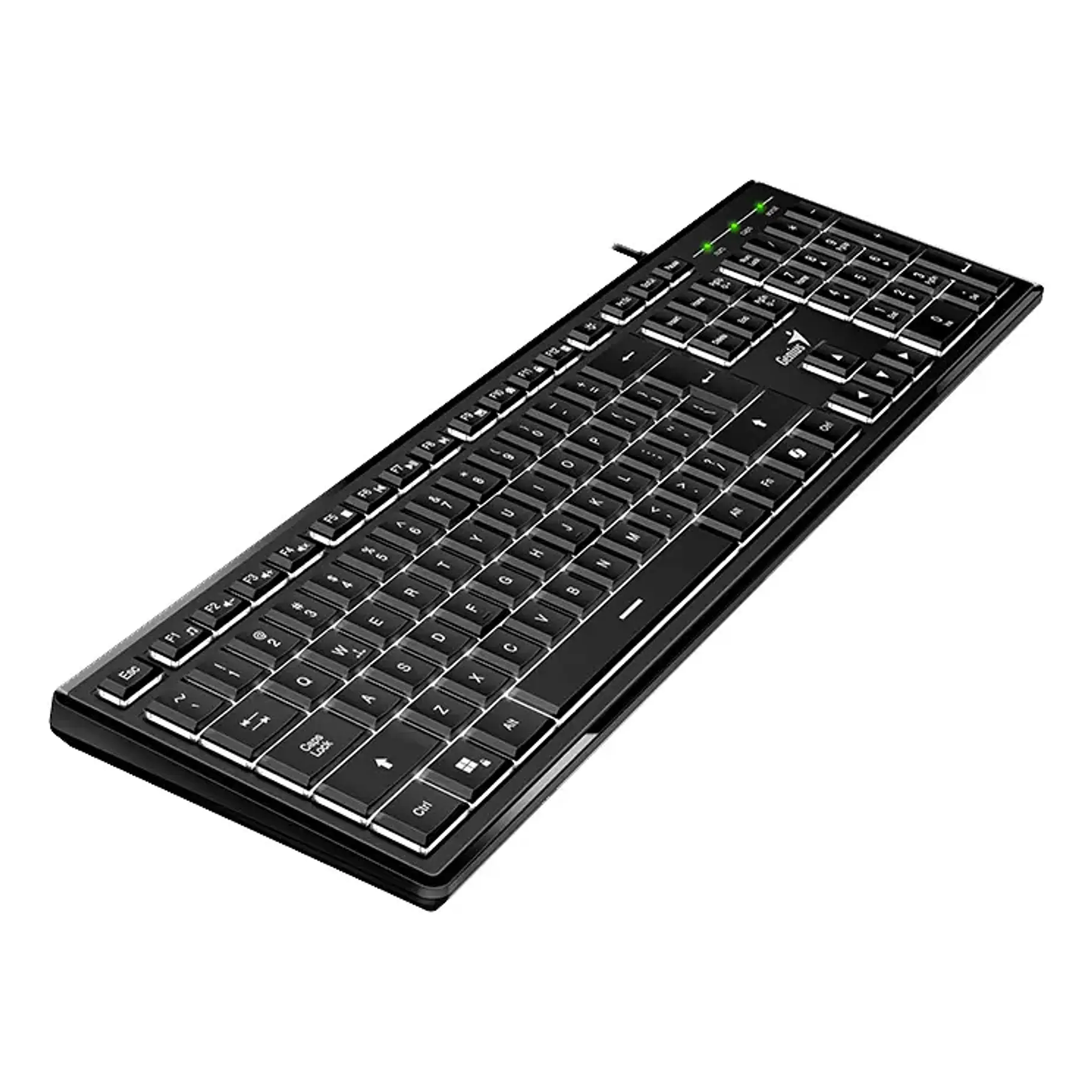 Teclado Genius Slim Star 820 Teclado Negro Idioma Español Latinoamérica 3