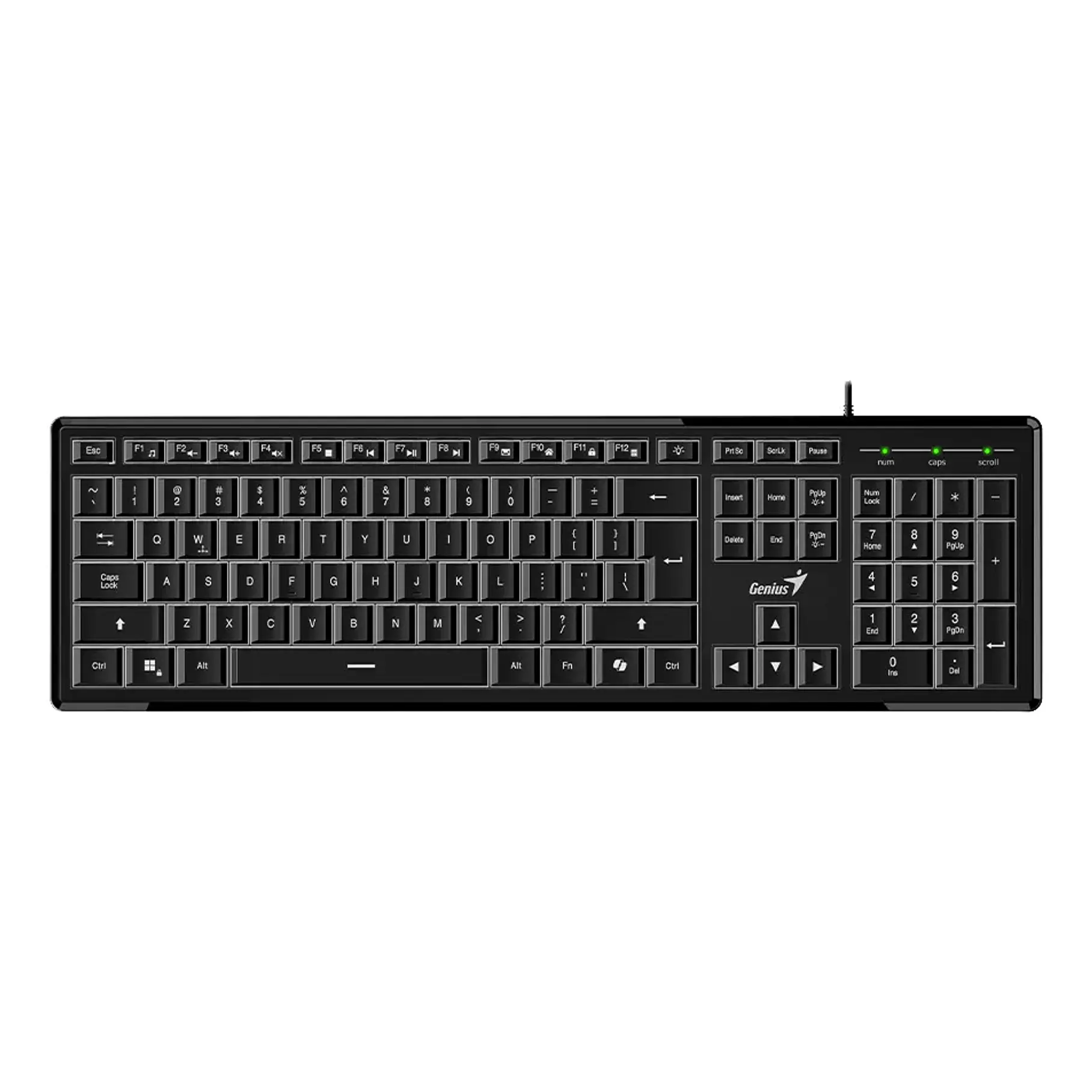 Teclado Genius Slim Star 820 Teclado Negro Idioma Español Latinoamérica 2
