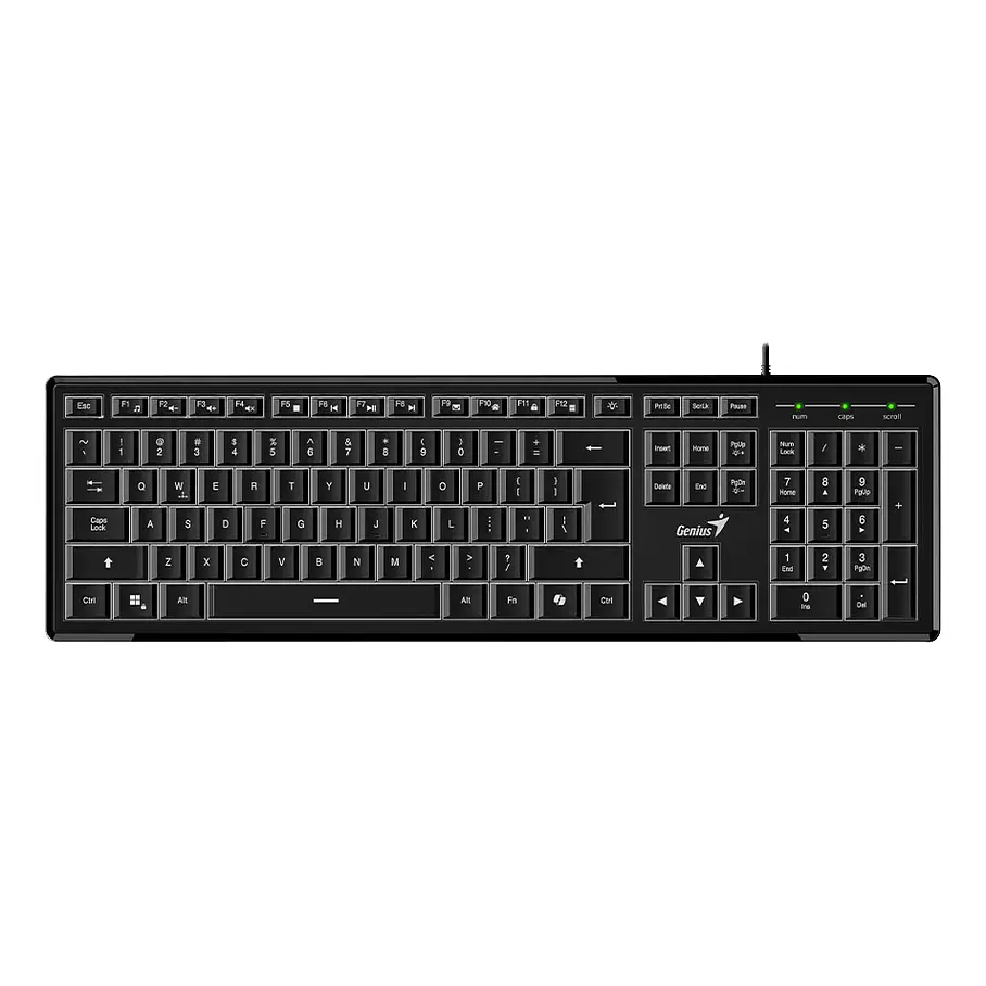 Teclado Genius Slim Star 820 Teclado Negro Idioma Español Latinoamérica 2