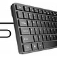 Teclado Genius SlimStar QWERTY Membrana Español Color Negro Con Luz BLACK-SLIMSTAR 126 - Miniatura 5