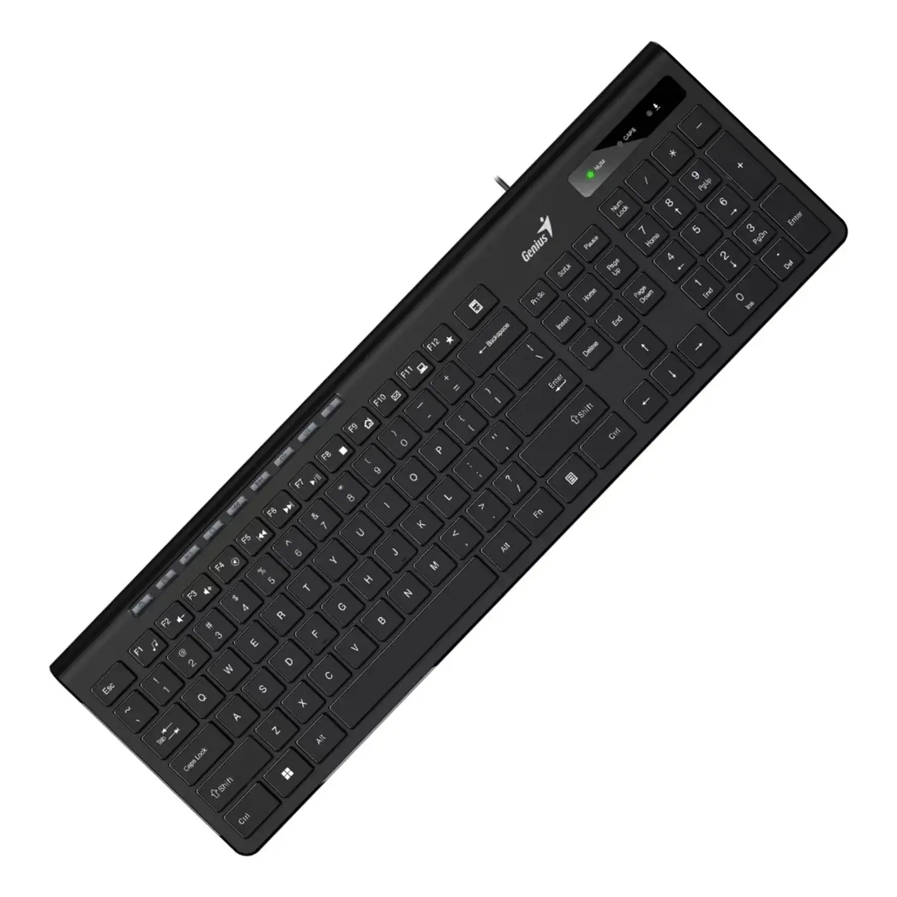 Teclado Genius Slimstar 230ii Negro Usb BLACK-SLIMSTAR 230II Copilot 2