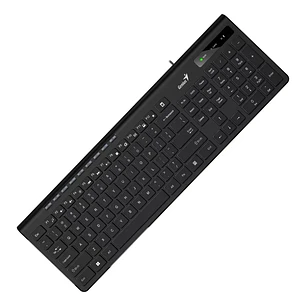Teclado Genius Slimstar 230ii Negro Usb BLACK-SLIMSTAR 230II Copilot