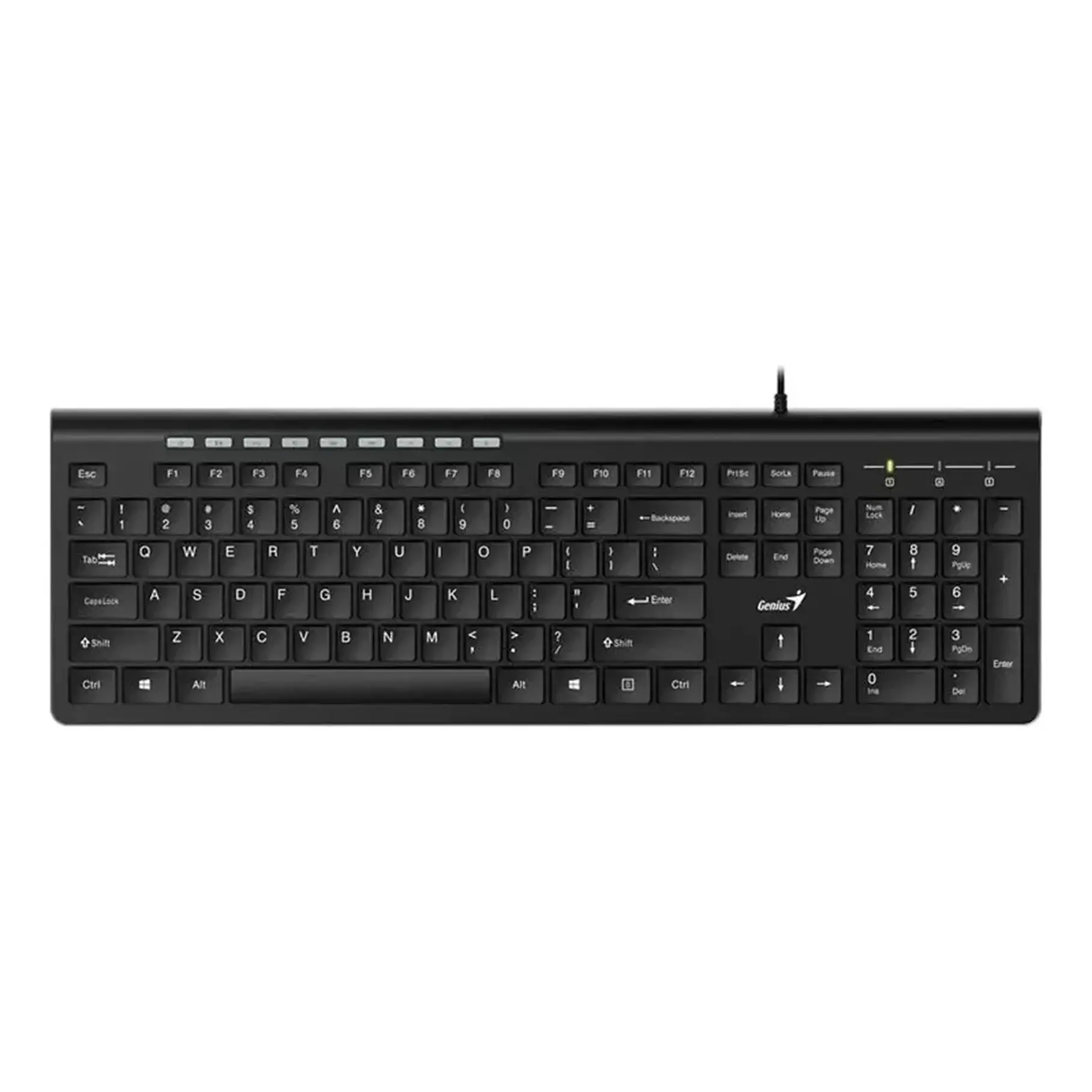 Teclado Genius Slimstar 230ii Negro Usb BLACK-SLIMSTAR 230II Copilot 3