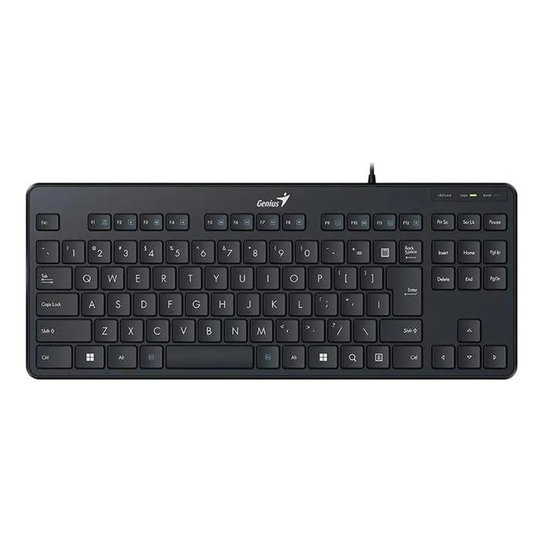 Teclado Compacto Usb Genius Luxemate 110 Español Color Del Teclado Negro 1