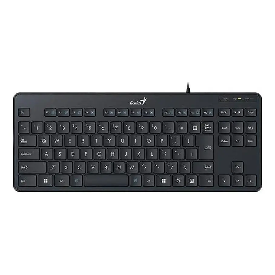 Teclado Compacto Usb Genius Luxemate 110 Español Color Del Teclado Negro 1