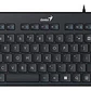 Teclado Compacto Usb Genius Luxemate 110 Español Color Del Teclado Negro - Miniatura 1