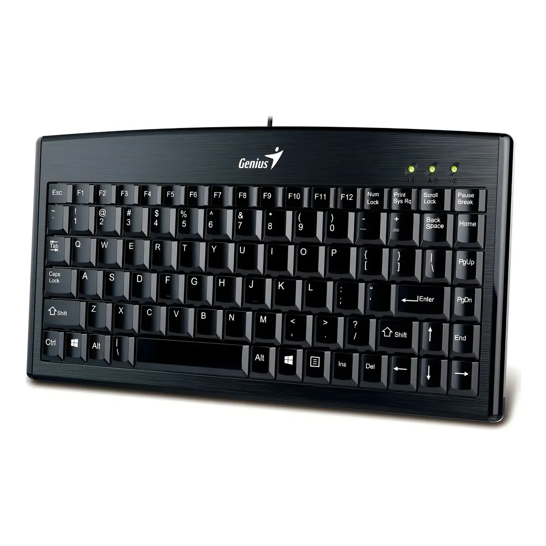 Teclado Compacto Usb Genius Luxemate 110 Español Color Del Teclado Negro 2