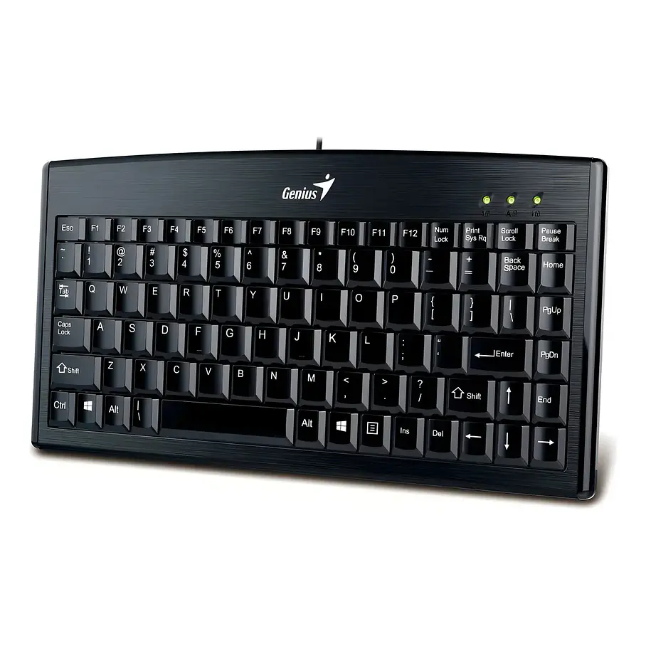 Teclado Compacto Usb Genius Luxemate 110 Español Color Del Teclado Negro 2