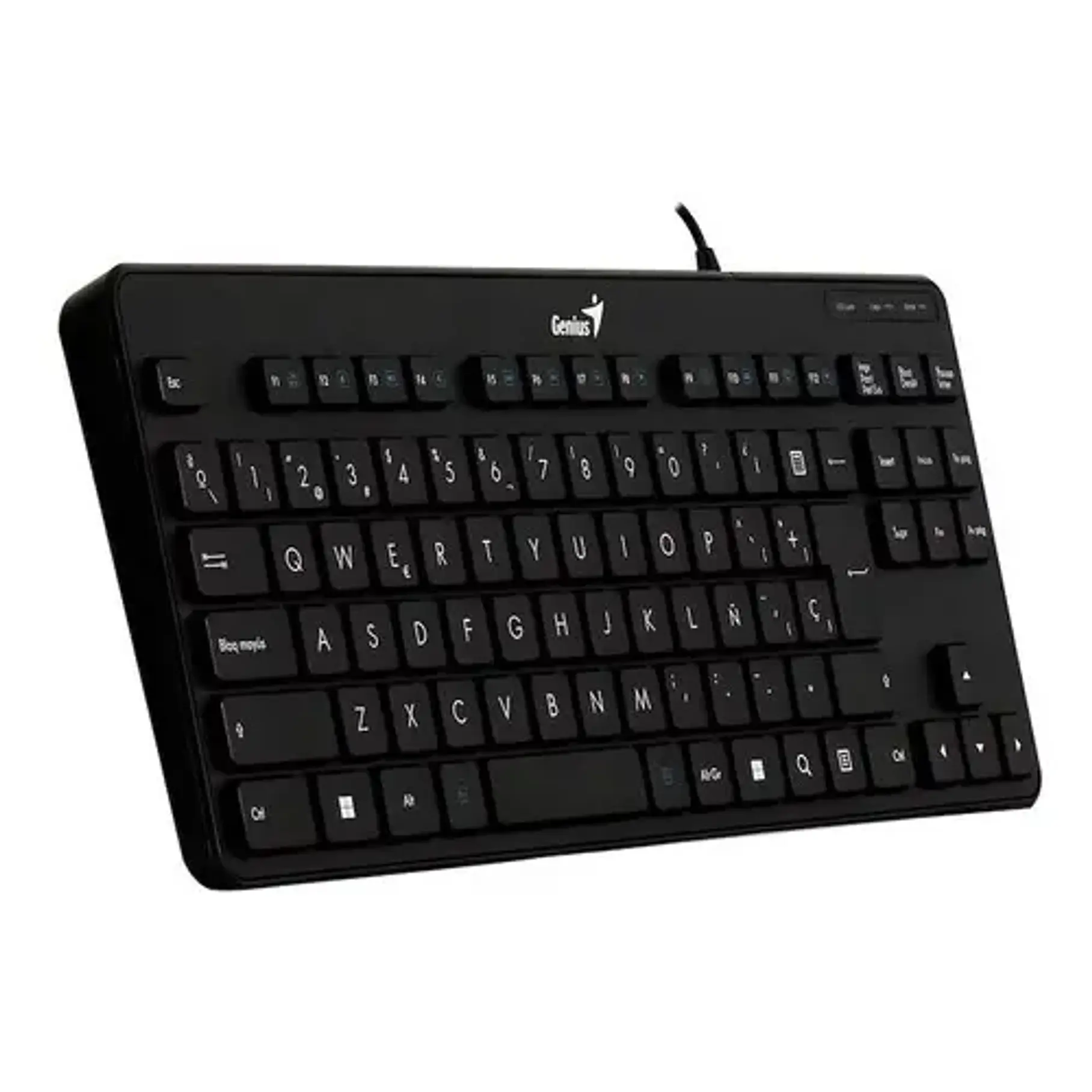 Teclado Compacto Usb Genius Luxemate 110 Español Color Del Teclado Negro 4
