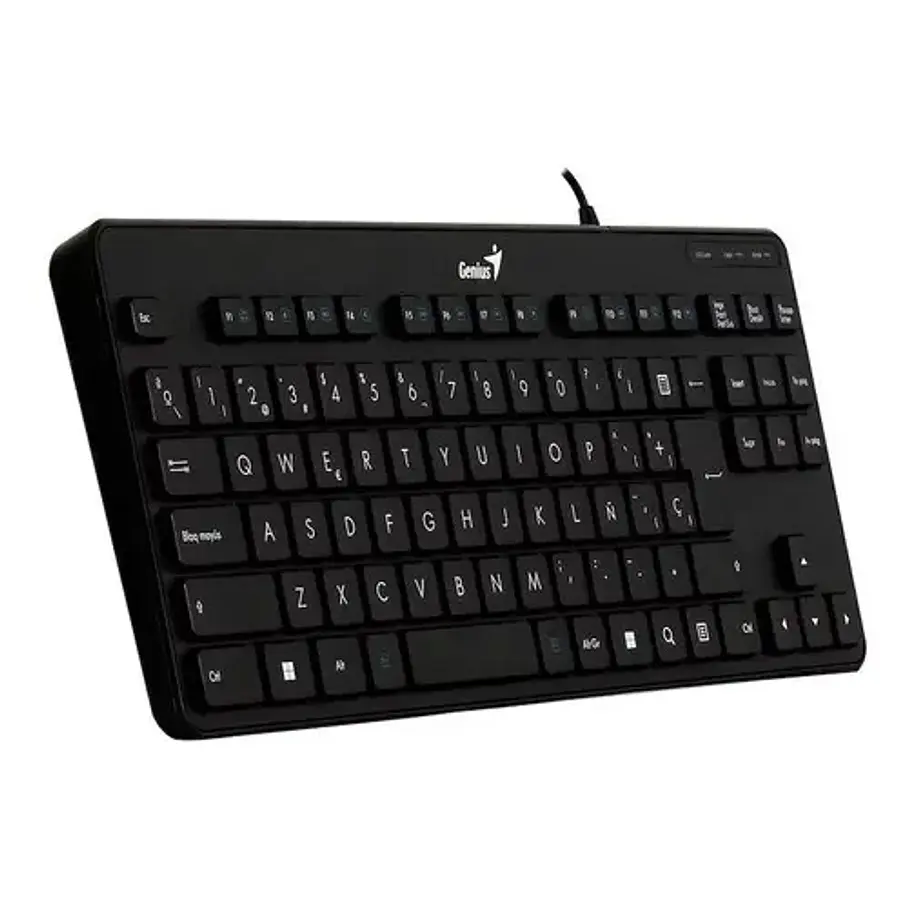 Teclado Compacto Usb Genius Luxemate 110 Español Color Del Teclado Negro 4