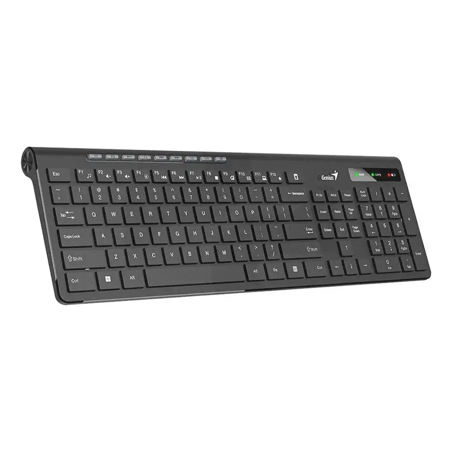 Teclado Inalámbrico Genius Slimstar 7230 Copilot Negro 1