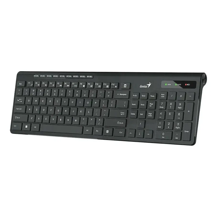 Teclado Inalámbrico Genius Slimstar 7230 Copilot Negro 2