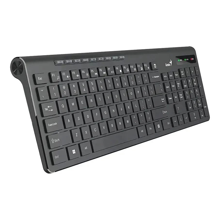 Teclado Inalámbrico Genius Slimstar 7230 Copilot Negro 3