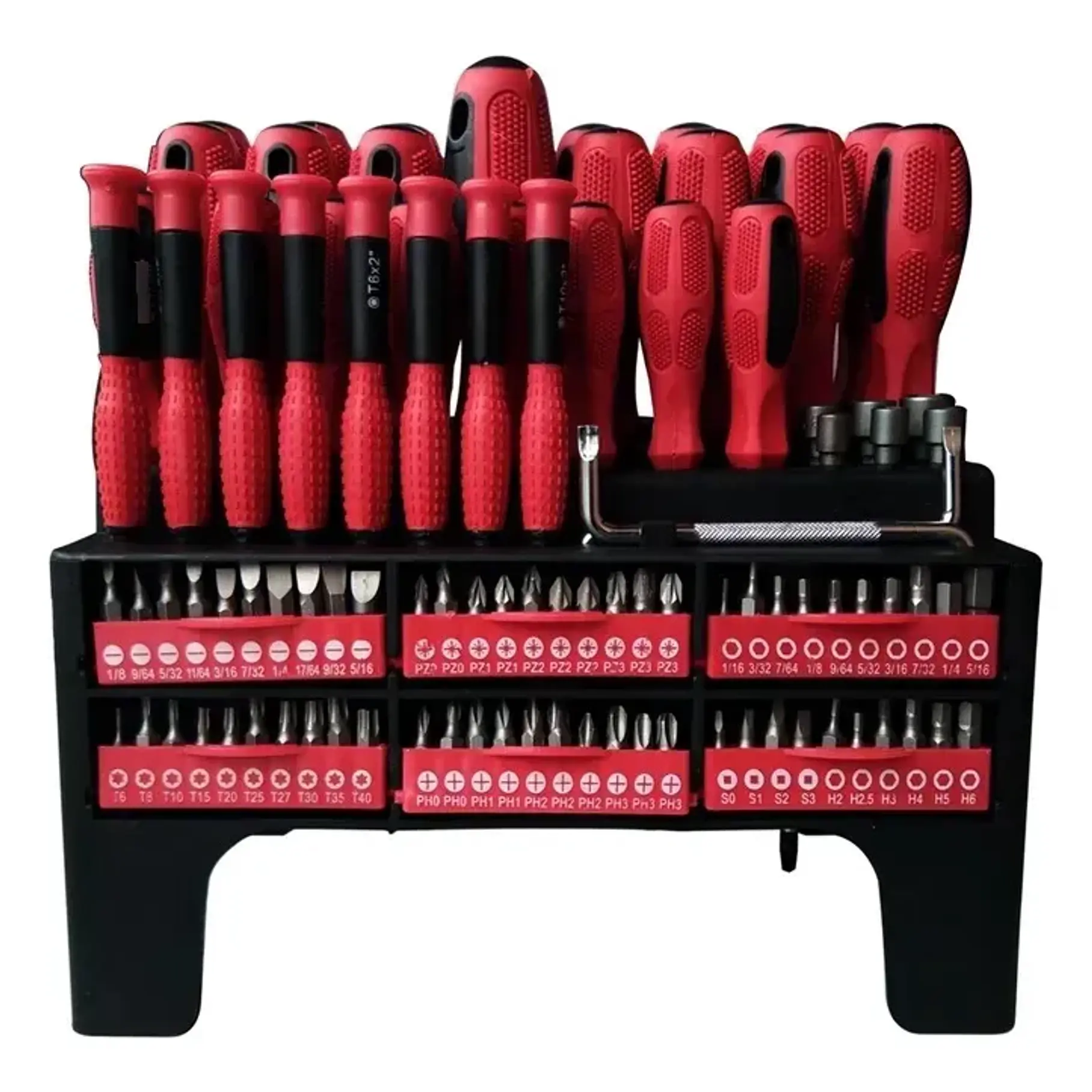 Set De Destornilladores Y Puntas Magnéticas 100 Pcs Kit Set Herramientas Reparación Construcción Arreglos 3