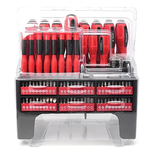 Set De Destornilladores Y Puntas Magnéticas 100 Pcs Kit Set Herramientas Reparación Construcción Arreglos