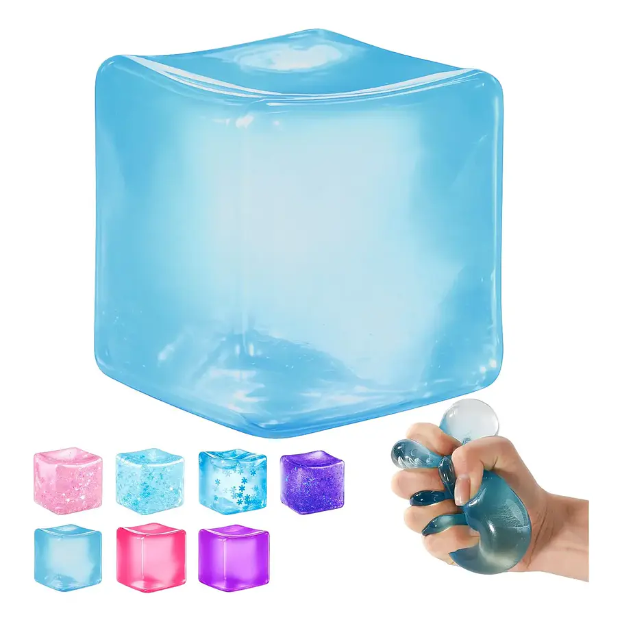 Cube Squeeze Juguetes Antiestrés - Cubos Sensoriales De Colores Para Aliviar La Ansiedad Relajación Y Concentración Ideal Para Niños Adultos Y Personas Con Autismo 2