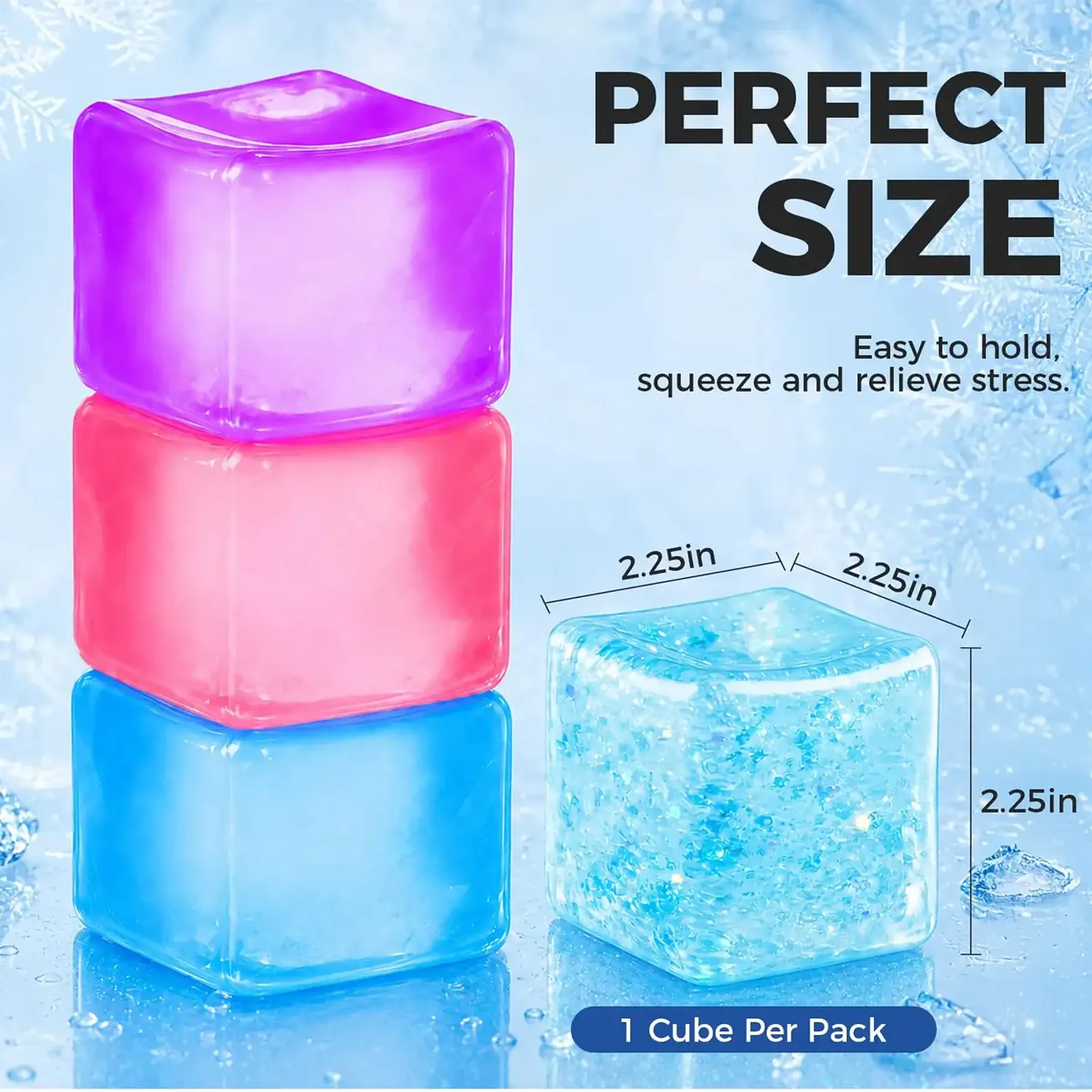 Cube Squeeze Juguetes Antiestrés - Cubos Sensoriales De Colores Para Aliviar La Ansiedad Relajación Y Concentración Ideal Para Niños Adultos Y Personas Con Autismo 4