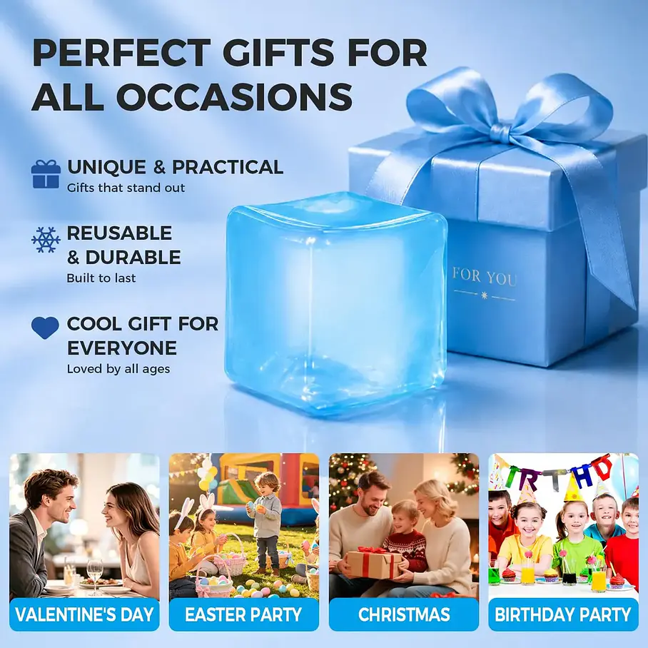 Cube Squeeze Juguetes Antiestrés - Cubos Sensoriales De Colores Para Aliviar La Ansiedad Relajación Y Concentración Ideal Para Niños Adultos Y Personas Con Autismo 5