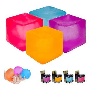 Cube Squeeze Juguetes Antiestrés - Cubos Sensoriales De Colores Para Aliviar La Ansiedad Relajación Y Concentración Ideal Para Niños Adultos Y Personas Con Autismo