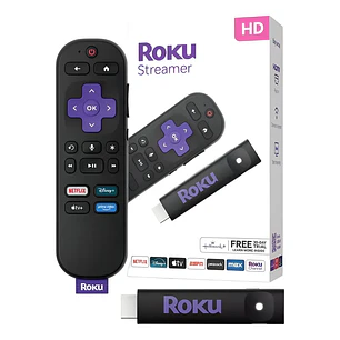 Roku 3840s2 Streaming Stick Hd Con Control Remoto Por Voz Negro De Voz