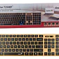 Teclado Genius Dual Wireless Bluetooth + Usb 2g Slimstar Copilot Ai T Wood Slim Star-7250BT - Miniatura 4
