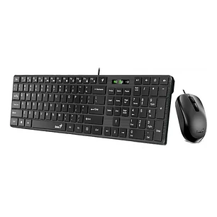 Kit Teclado + Mouse Copilot Usb Genius Slimstar C126 Negro SLIMSTAR-C126