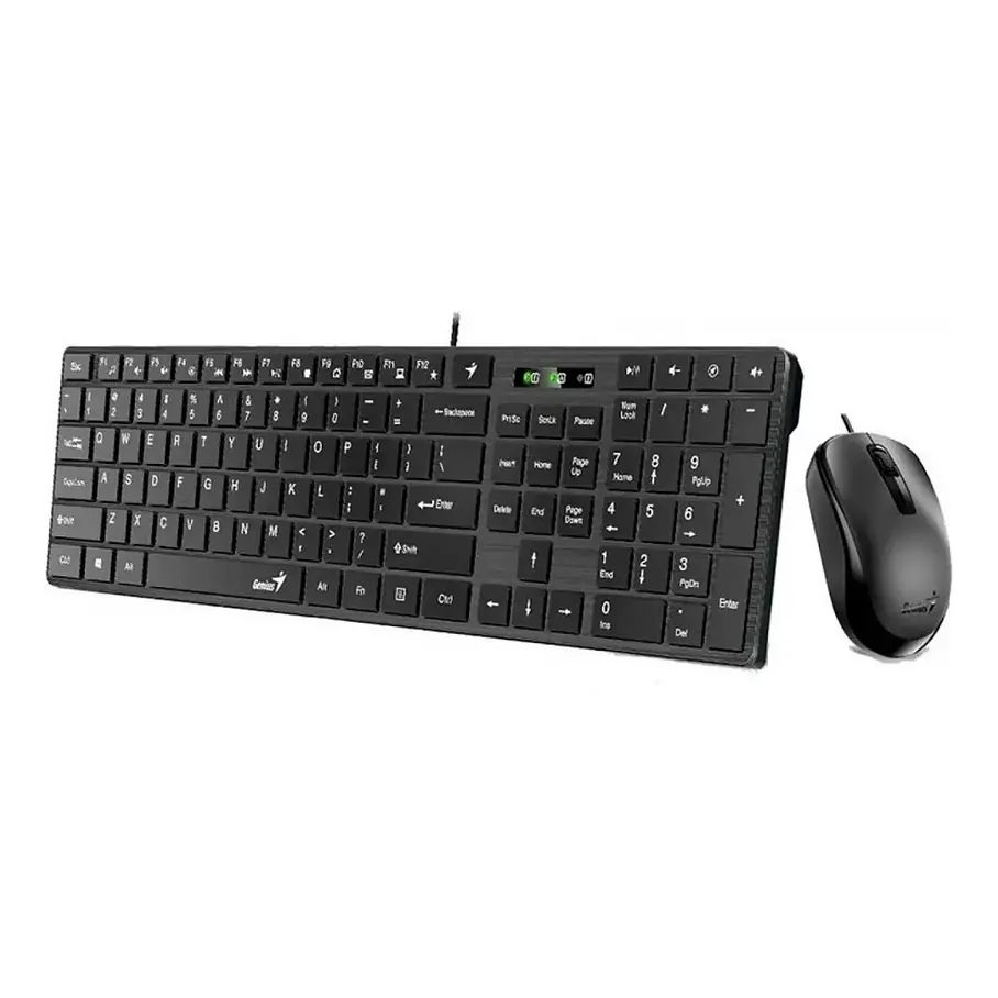 Kit Teclado + Mouse Copilot Usb Genius Slimstar C126 Negro SLIMSTAR-C126 1