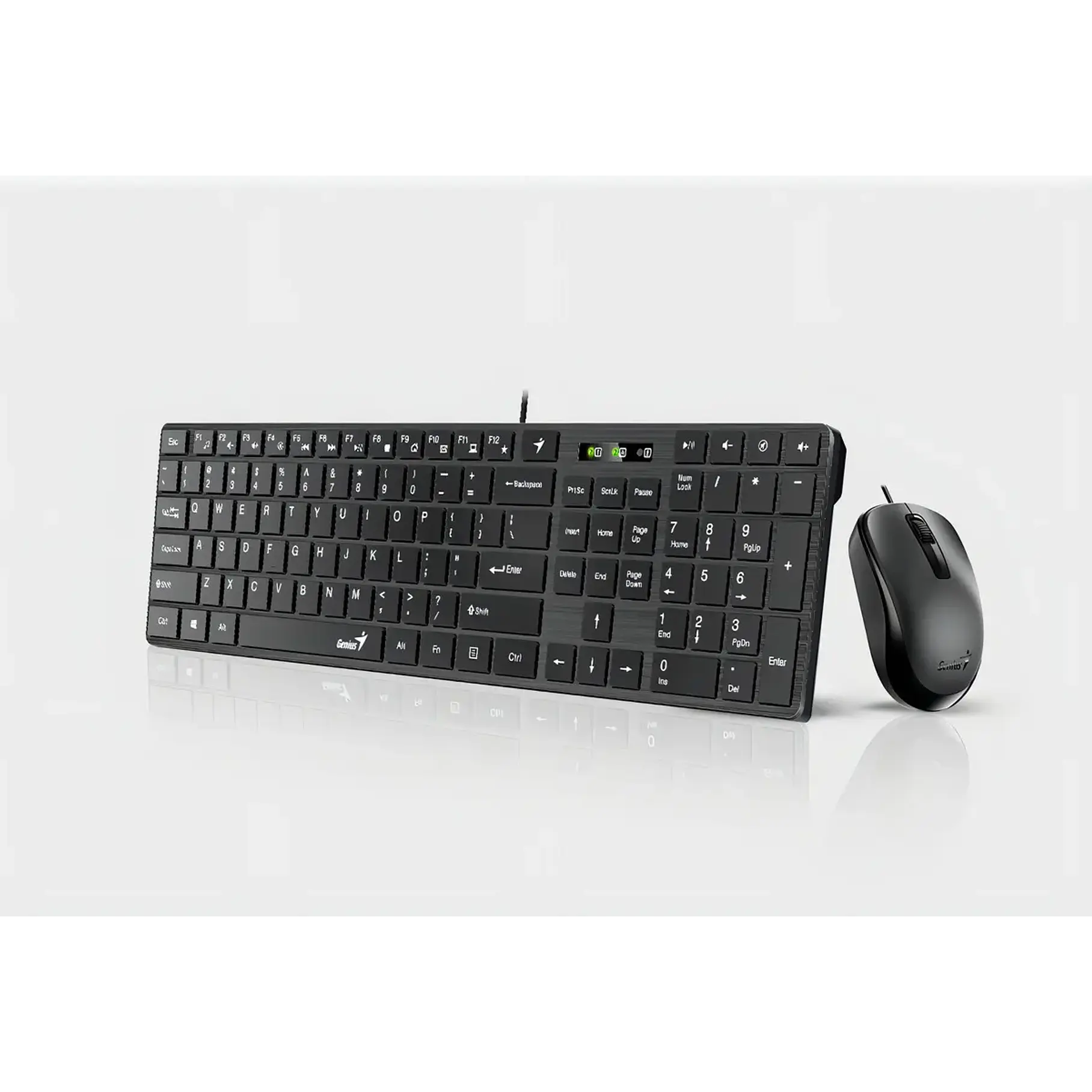 Kit Teclado + Mouse Copilot Usb Genius Slimstar C126 Negro SLIMSTAR-C126 3